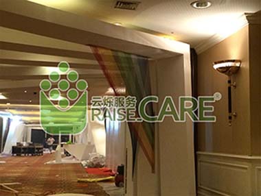 百度世界2014大會(huì)會(huì)場(chǎng)無(wú)線覆蓋現(xiàn)場(chǎng)施工圖2