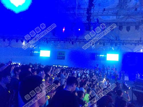 微軟水立方Win10發(fā)布會(huì)現(xiàn)場(chǎng)圖