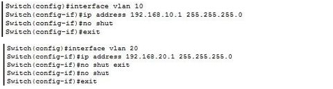 三層交換機設(shè)置vlan間通信圖7